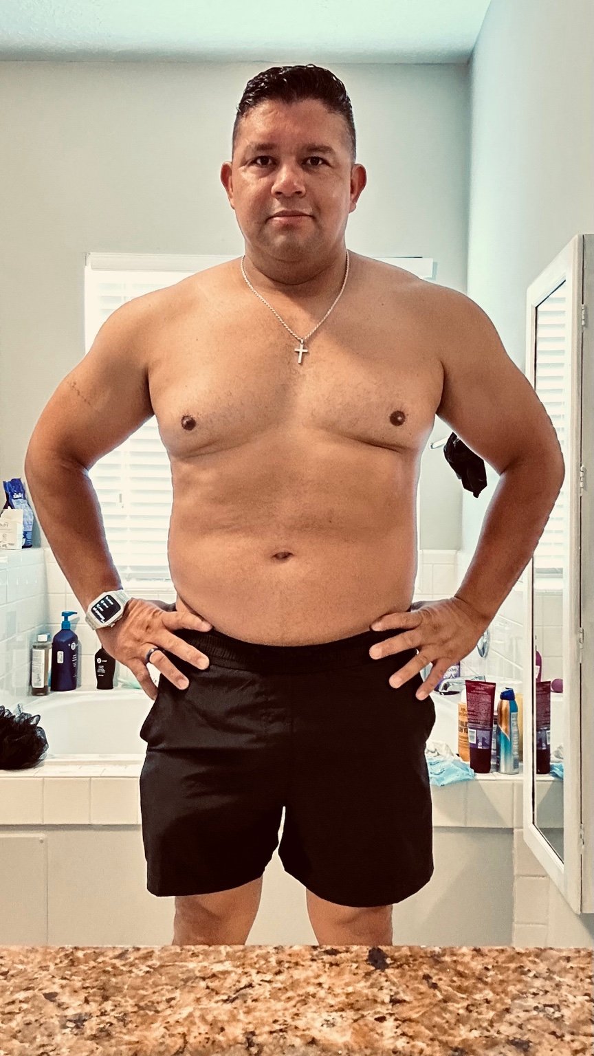 Pete Garza before his transformation